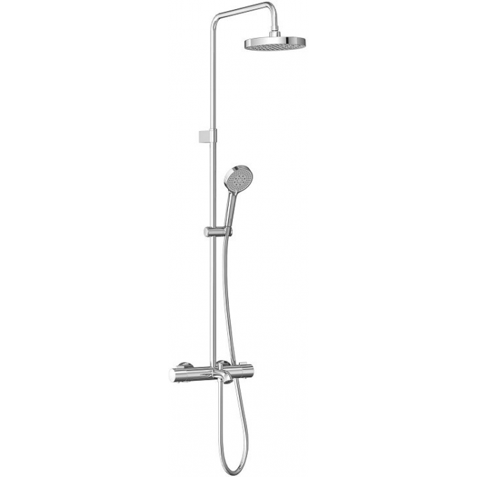 Душевая система VITRA BASE ROUND термостатическая, хром A47303EXP