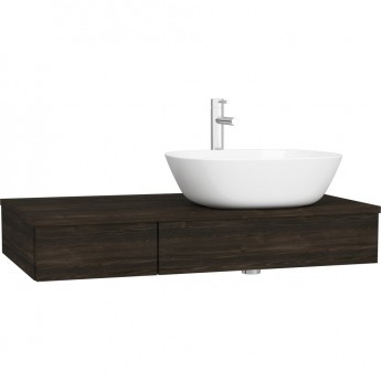 Модуль под раковину VITRA ORIGIN 90 см с выдвижным ящиком, правосторонний, темный вяз Модуль под раковину VITRA ORIGIN 90 см с выдвижным ящиком, правосторонний, темный вяз